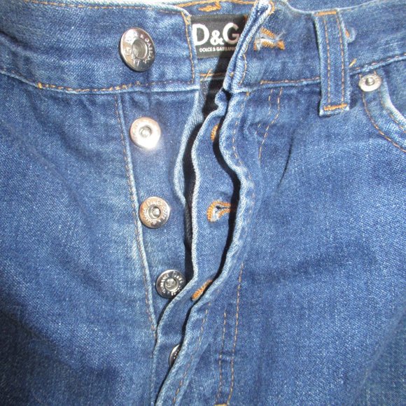 Dolce and Gabbana, D&G Line, Men's Made in Italy Blue Jeans - Size 34W - Picture 5 of 12